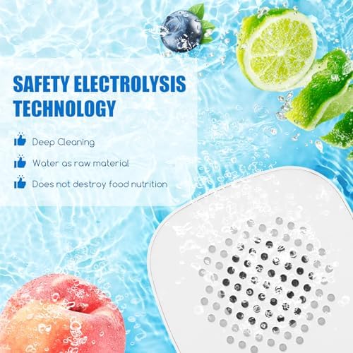 Paddsun Fruit Vegetable Cleaner with USB Deep Clean Device
