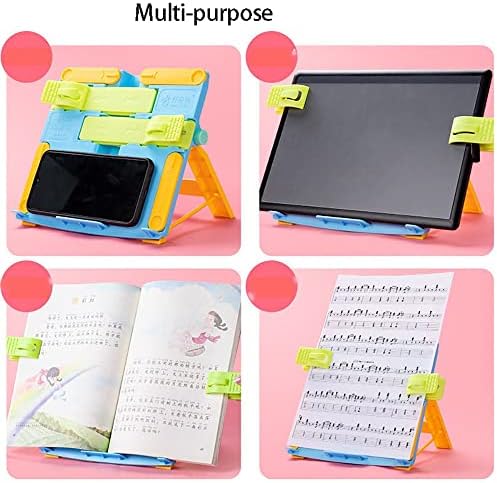 Adjustable Book Stand for Cookbooks and Tablets