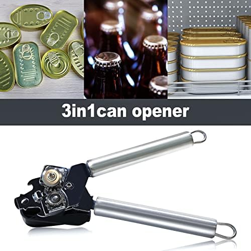 BYVOV 9-Inch Manual Can Opener with Smooth Edge and Heavy Duty Handle 1
