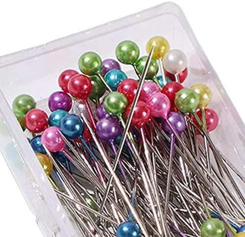leasote Multicolor Straight Pins 100PcsBox DIY Sewing Accessories