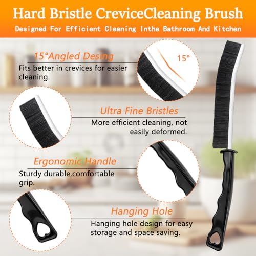 4PCS Crevice Cleaning Brush Set Multifunctional Gap Cleaner for Bathroom Kitchen Window Groove