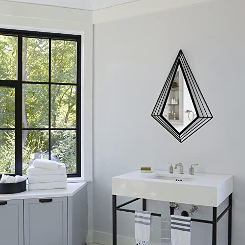 Uniquewise 27-Inch Tall Modern Diamond Mirror