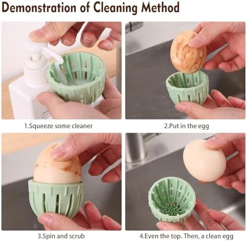 DoID Tag Egg Washer for Fresh Eggs - Light Green