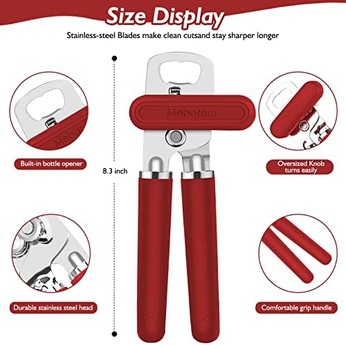 Mebotem 10 Colors Manual Can Opener with Bottle Opener 1
