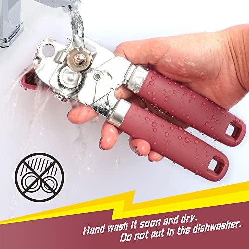 PrinChef Red Manual Can Opener with Magnet