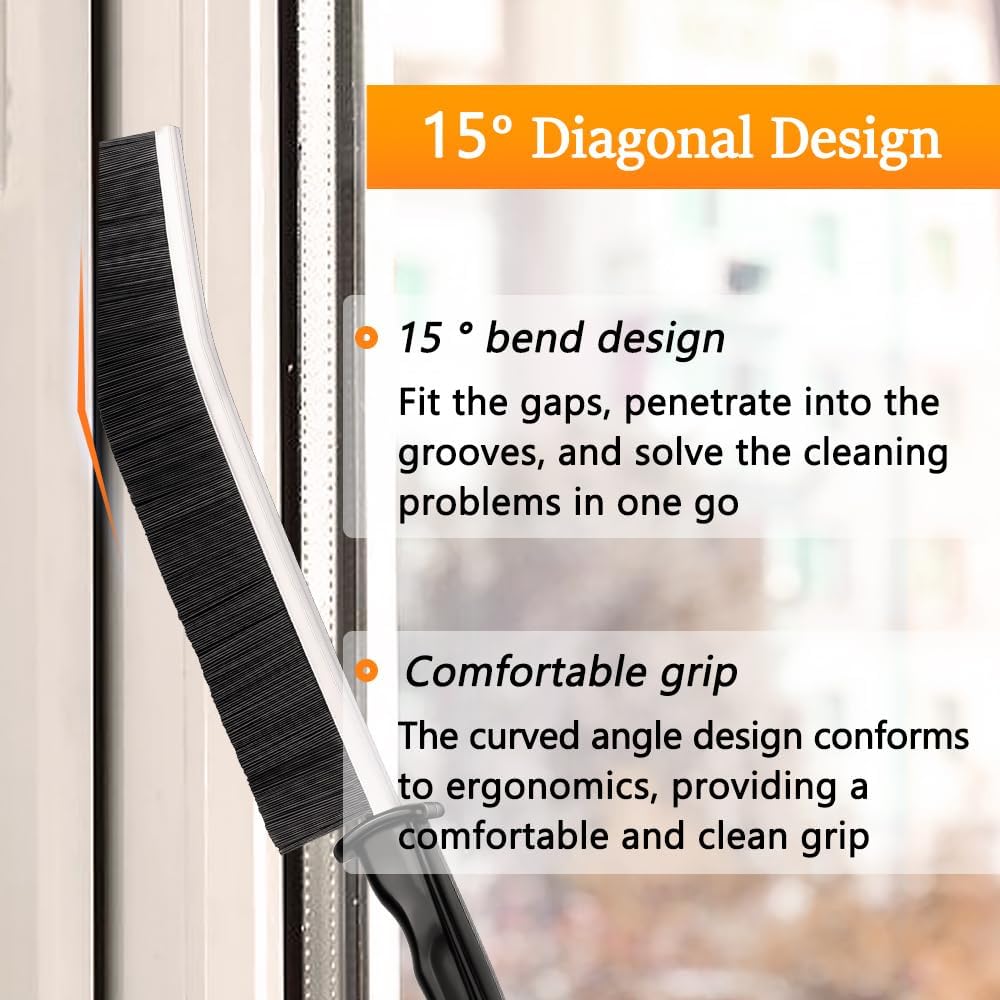 4PCS Crevice Cleaning Brush Set Multifunctional Gap Cleaner for Bathroom Kitchen Window Groove
