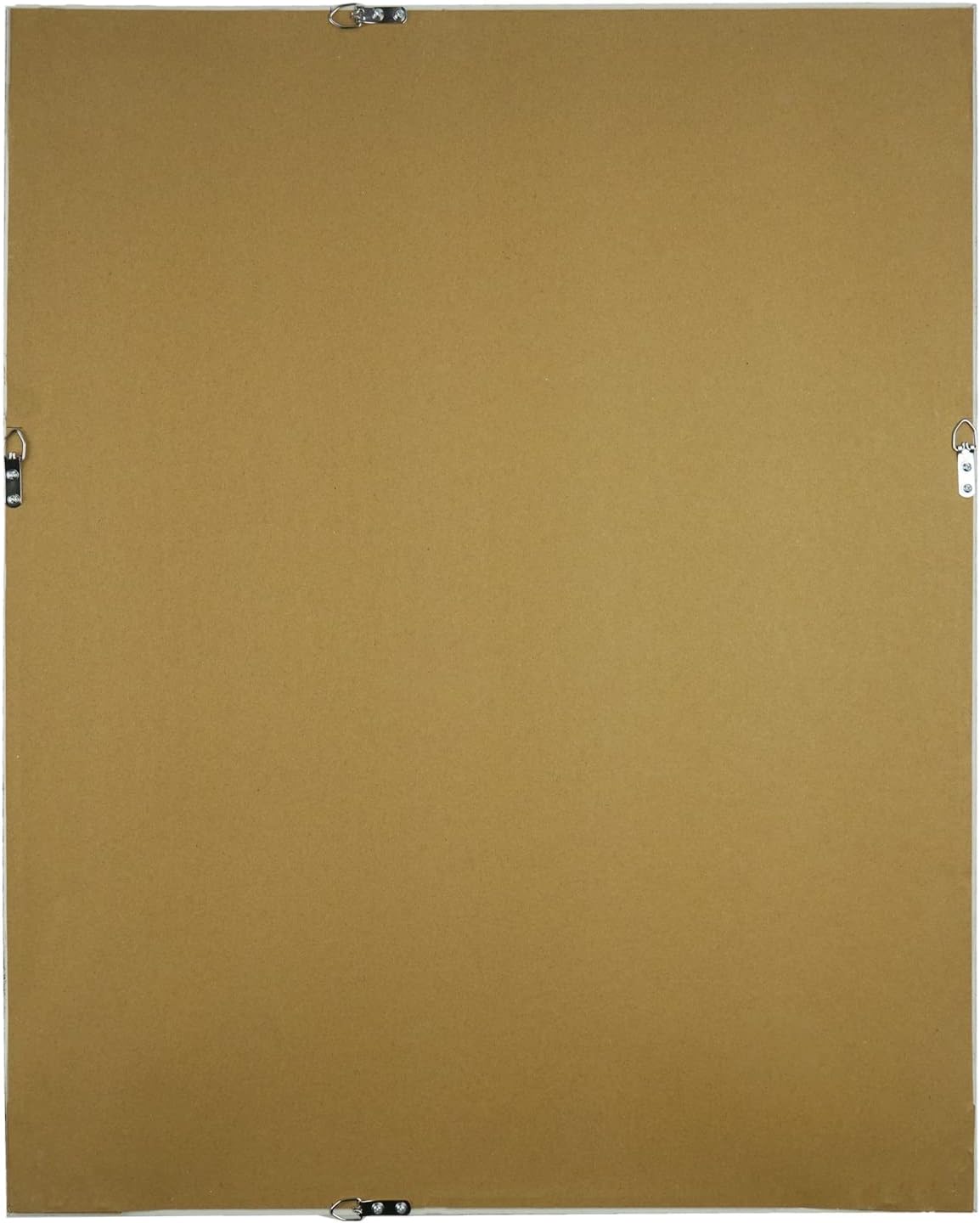 Head West Blue Linear Print Distressed White Raised Lip Double Framed Mirror 1