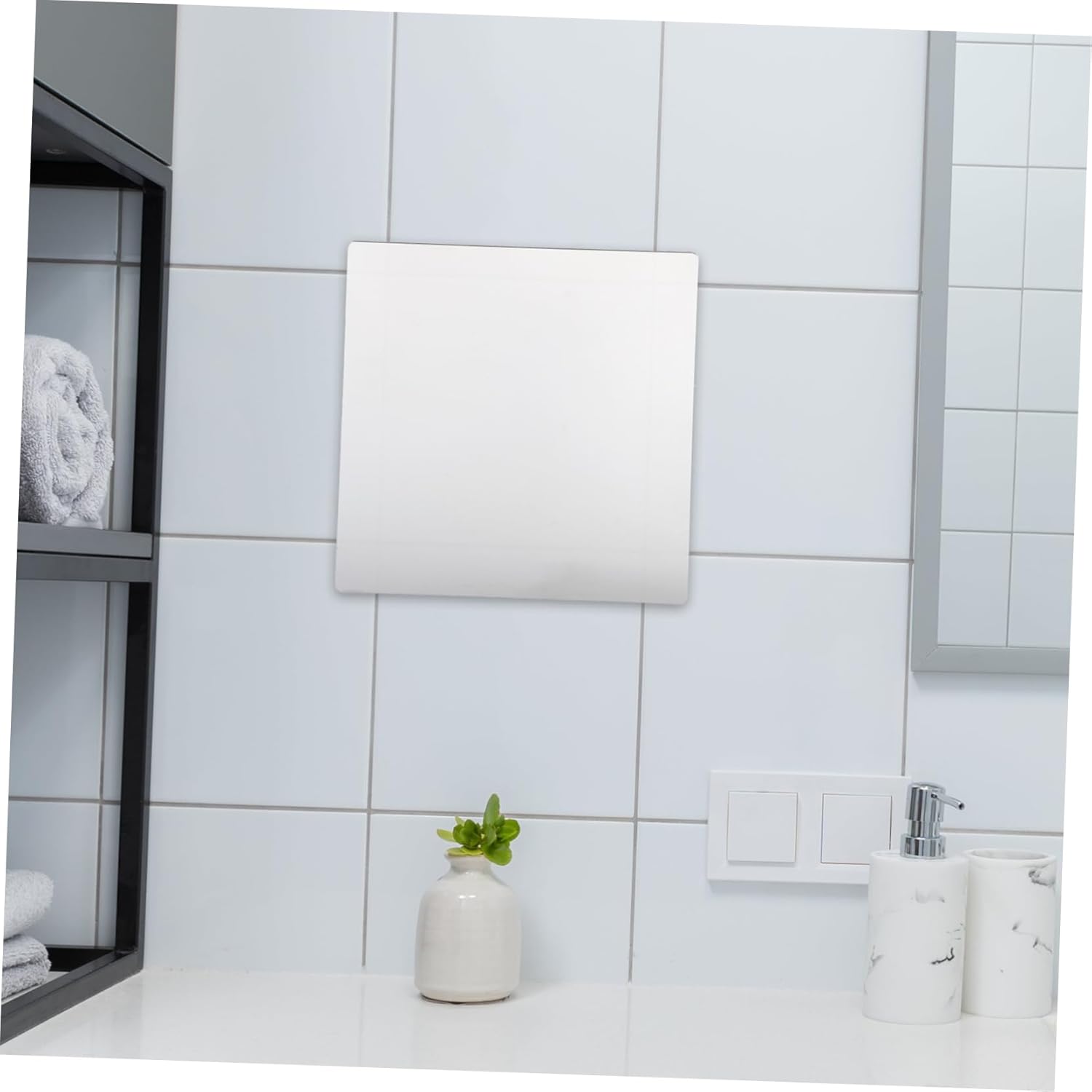 Garneck Acrylic Mirror Wall Decor Large Vanity for Bathroom