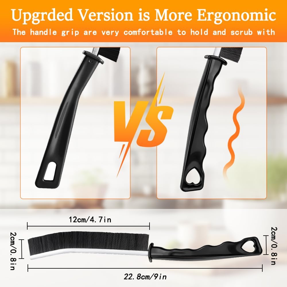4PCS Crevice Cleaning Brush Set Multifunctional Gap Cleaner for Bathroom Kitchen Window Groove
