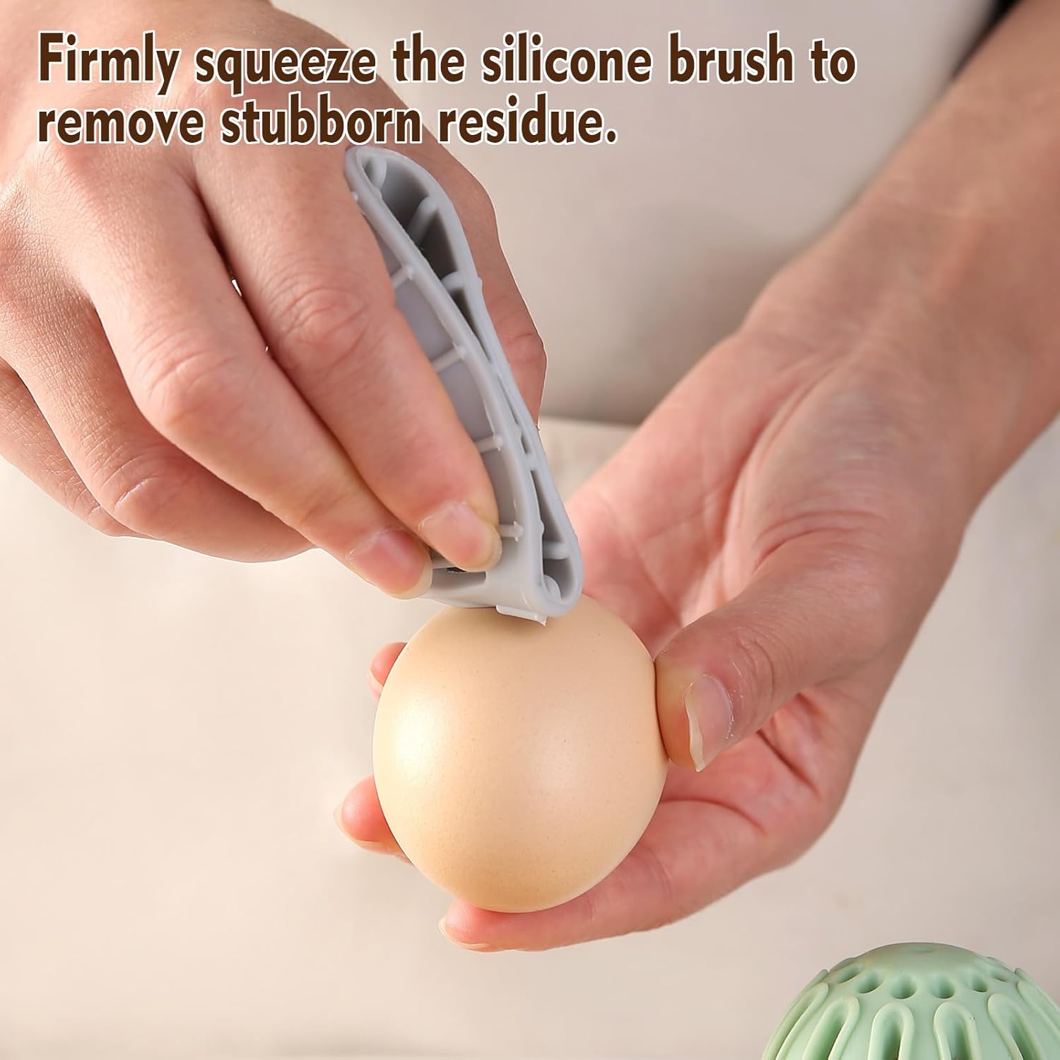 DoID Tag Egg Washer for Fresh Eggs - Light Green