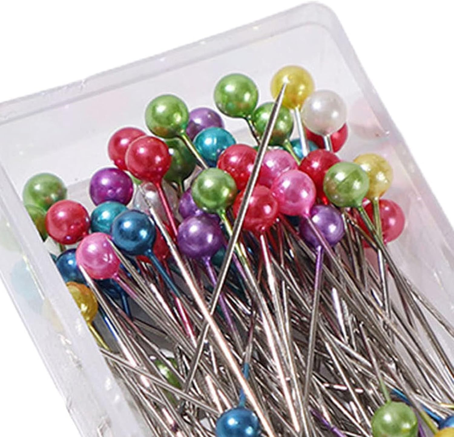 leasote Multicolor Straight Pins 100PcsBox DIY Sewing Accessories
