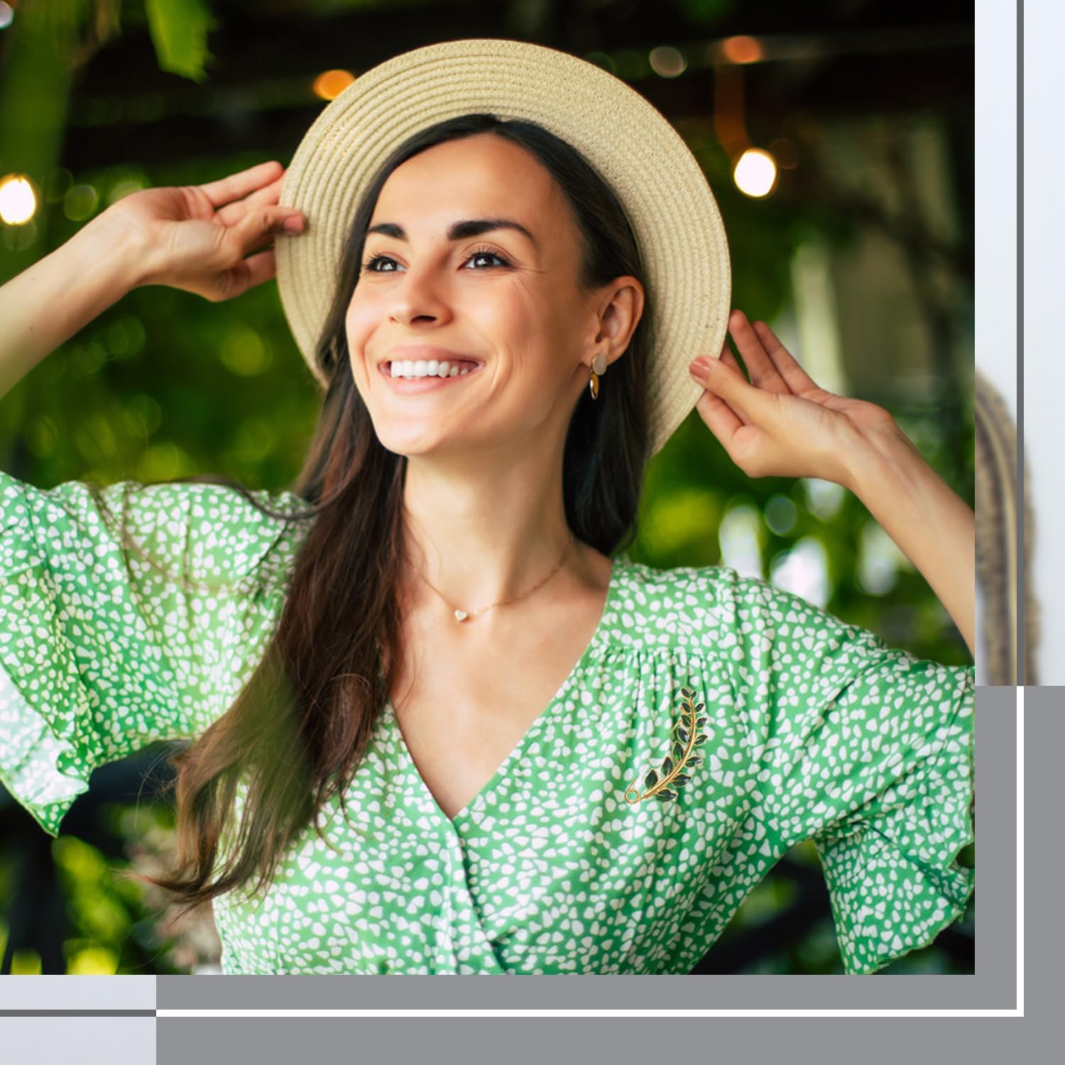 Benvo 5 Pcs Vintage Safety Pins for Jewelry and Crafting