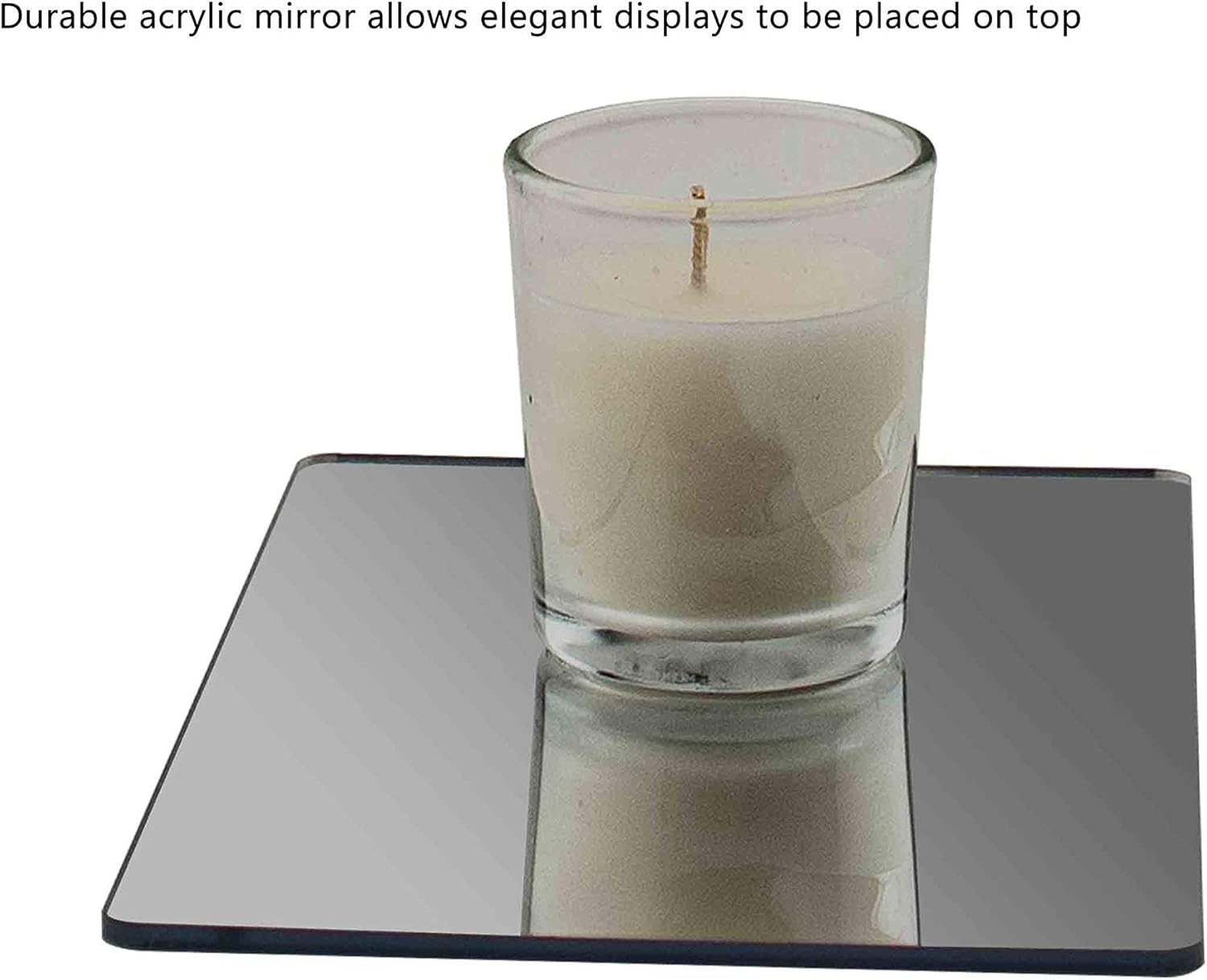 Marketing Holders Acrylic Mirror Sheet 4x6 Wall Mount Pack of 3