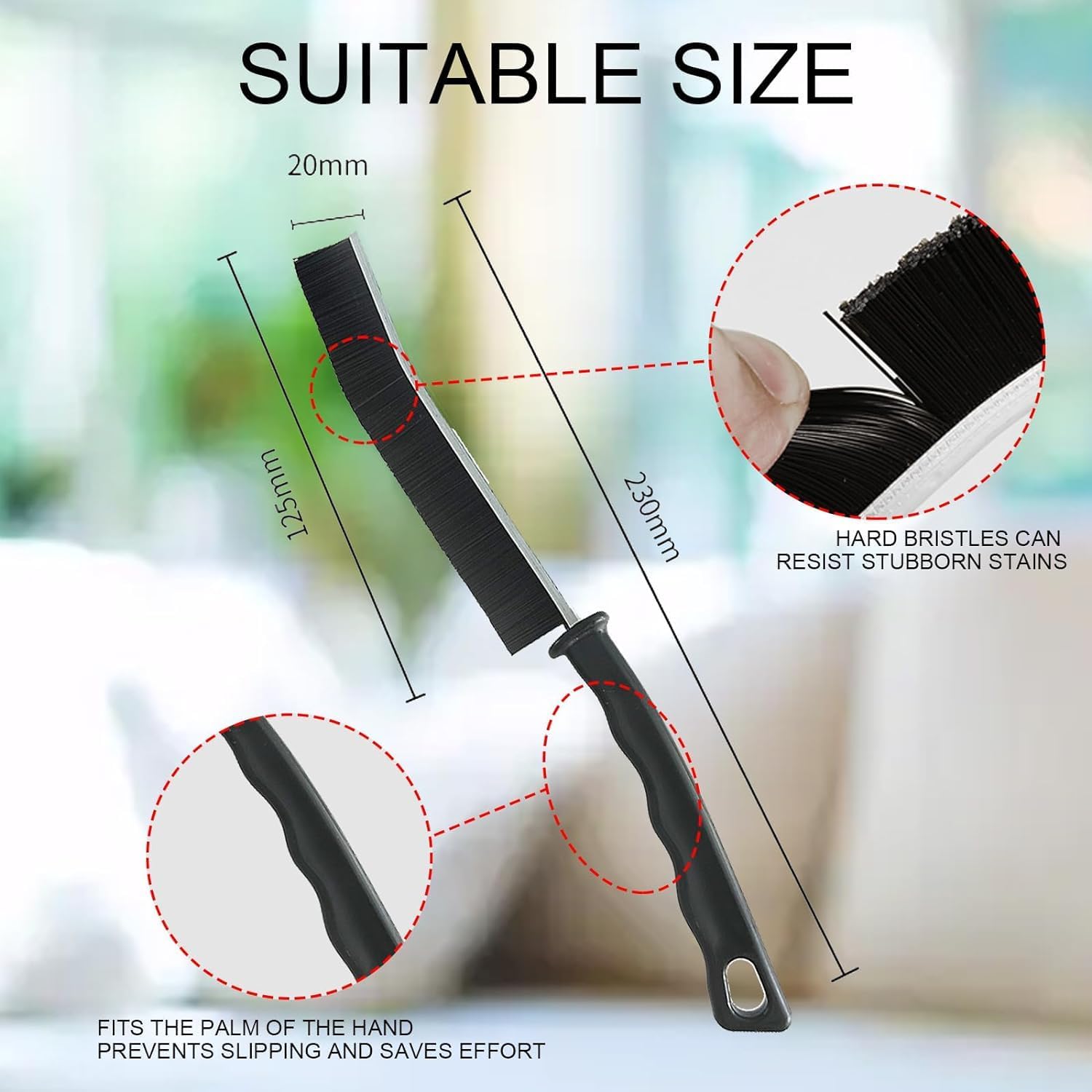 Skyloon 4PCS Crevice Cleaning Brush for Hard to Reach Corners