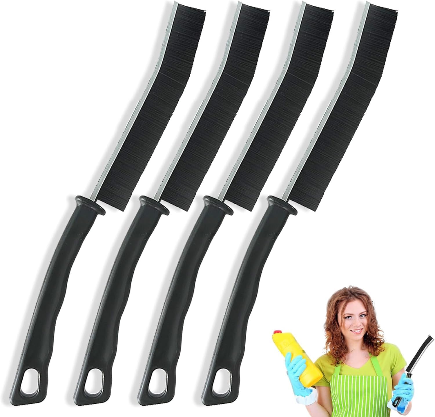 Skyloon 4PCS Crevice Cleaning Brush for Hard to Reach Corners
