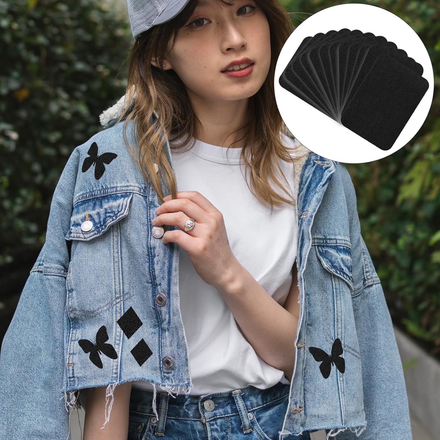 12 Pcs Premium Iron-on Patches for Denim Repair and Clothing Decor