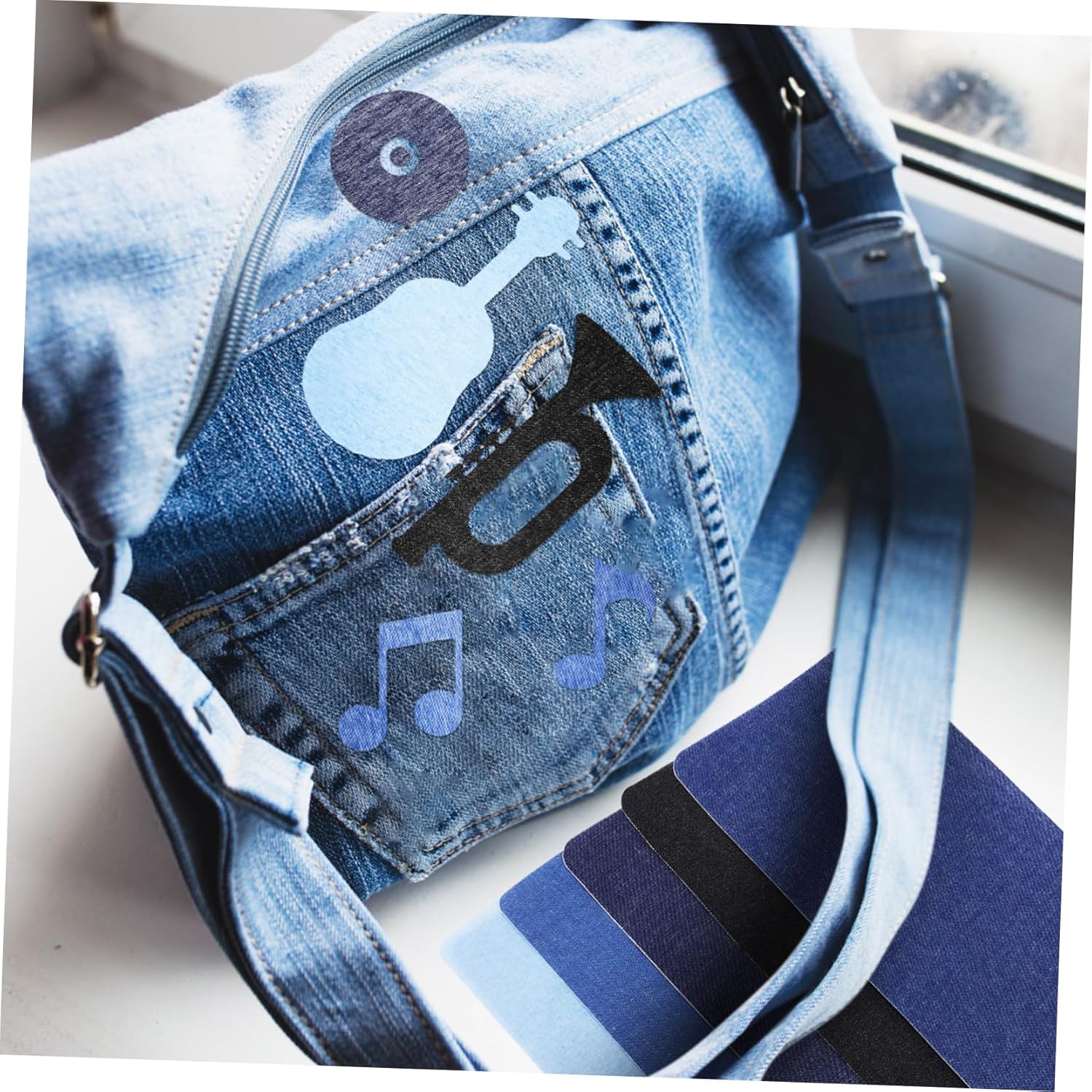 15 Pcs Iron-on Jeans Patches for Hole Repair and Fabric Decoration